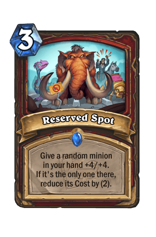 Reserved Spot