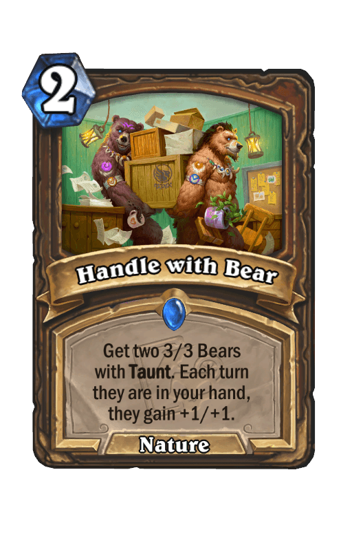 Handle with Bear