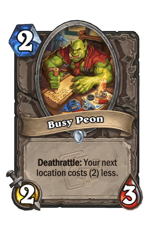 Busy Peon