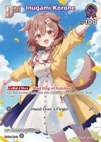 Inugami Korone (P) (hBP06-067) (Alternate Art)