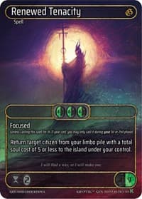 Renewed Tenacity (Box Topper)