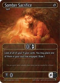 Somber Sacrifice (Box Topper)
