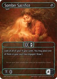 Somber Sacrifice (Box Topper)