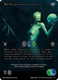 Rhea, Seething Spite (Gold Kryptik Language)
