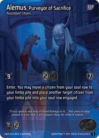 Alemus, Purveyor of Sacrifice
