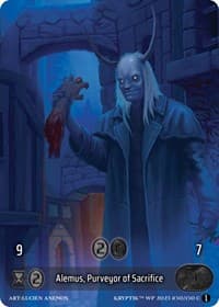 Alemus, Purveyor of Sacrifice (Box Topper)