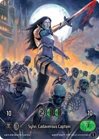 Sylvi, Cadaverous Captain (Box Topper)