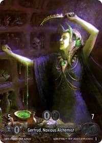 Gertrud, Noxious Alchemist (Box Topper)