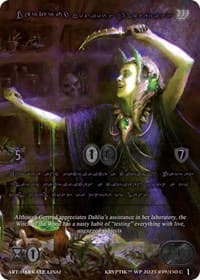 Gertrud, Noxious Alchemist (Purple Kryptik Language)