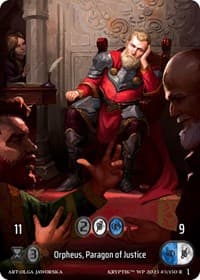 Orpheus, Paragon of Justice (Box Topper)
