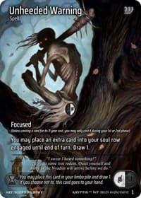 Unheeded Warning