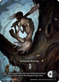 Unheeded Warning (Box Topper)