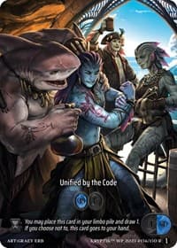 Unified by the Code (Box Topper)