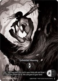 Unheeded Warning (Box Topper)
