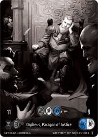 Orpheus, Paragon of Justice (Box Topper)
