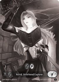 Astrid, Unfettered Explorer (Box Topper)