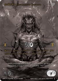 Nidar, Ancient Mentor (Gold Kryptik Language)