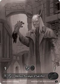 Alemus, Purveyor of Sacrifice (Box Topper)