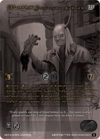 Alemus, Purveyor of Sacrifice (Gold Kryptik Language)