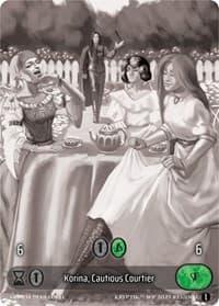 Korina, Cautious Courtier (Box Topper)