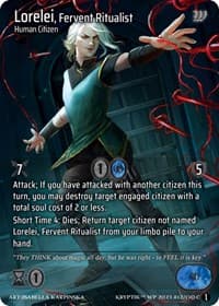 Lorelei, Fervent Ritualist (Cosmo Foil)