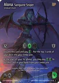 Alona, Sanguine Sniper (Cosmo Foil)