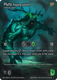 Pluto, Raging Goliath (Cosmo Foil)