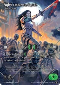 Sylvi, Cadaverous Captain (Cosmo Foil)