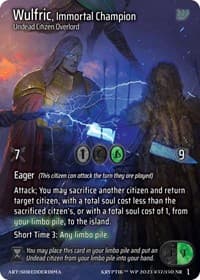 Wulfric, Immortal Champion (Cosmo Foil)