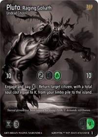 Pluto, Raging Goliath (Cosmo Foil)