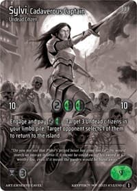 Sylvi, Cadaverous Captain (Cosmo Foil)