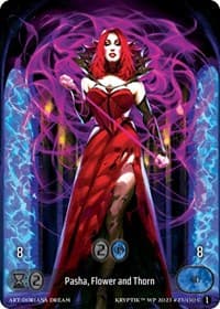 Pasha, Flower and Thorn (Box Topper) (Glass Foil)