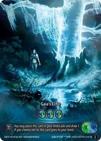 Gaia's Echo (Box Topper) (Glass Foil)