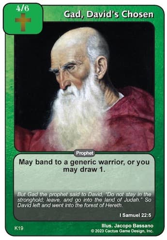 Gad, David's Chosen [K]