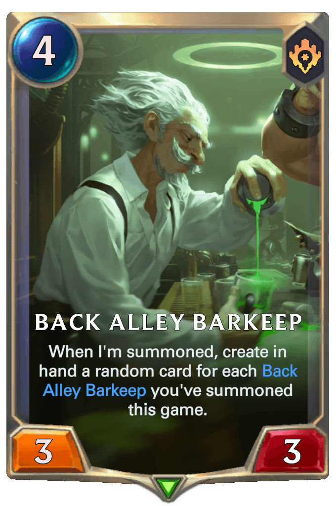 Back Alley Barkeep