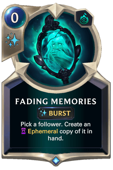 Fading Memories