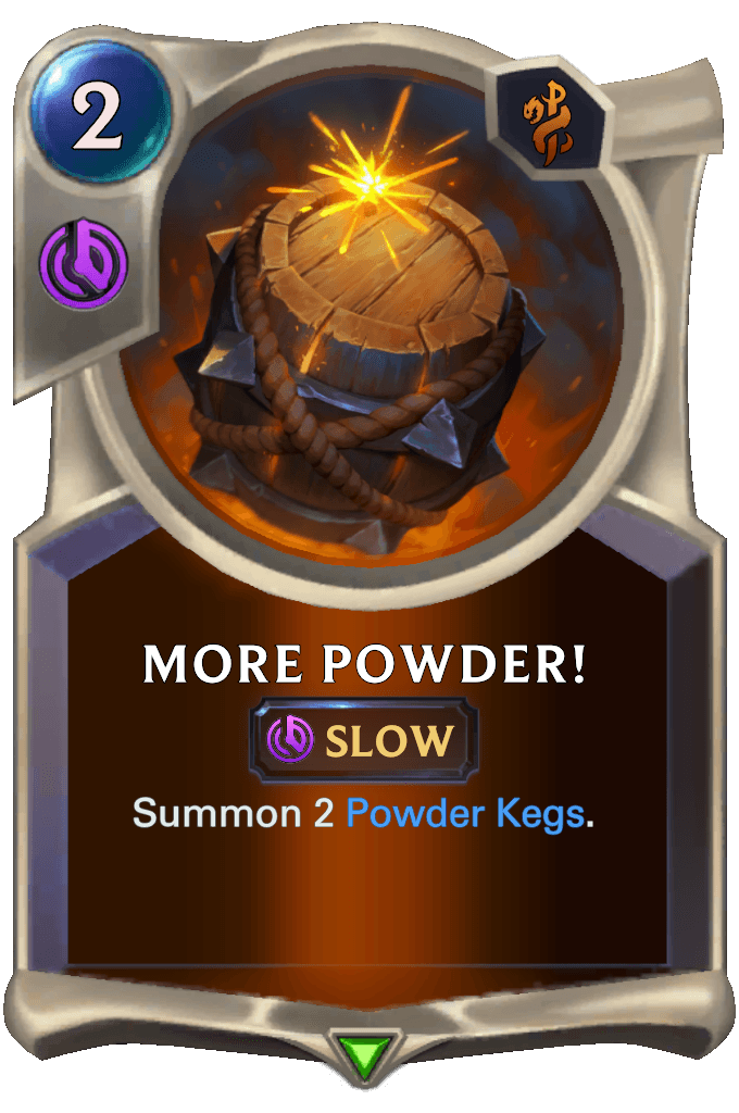 More Powder!