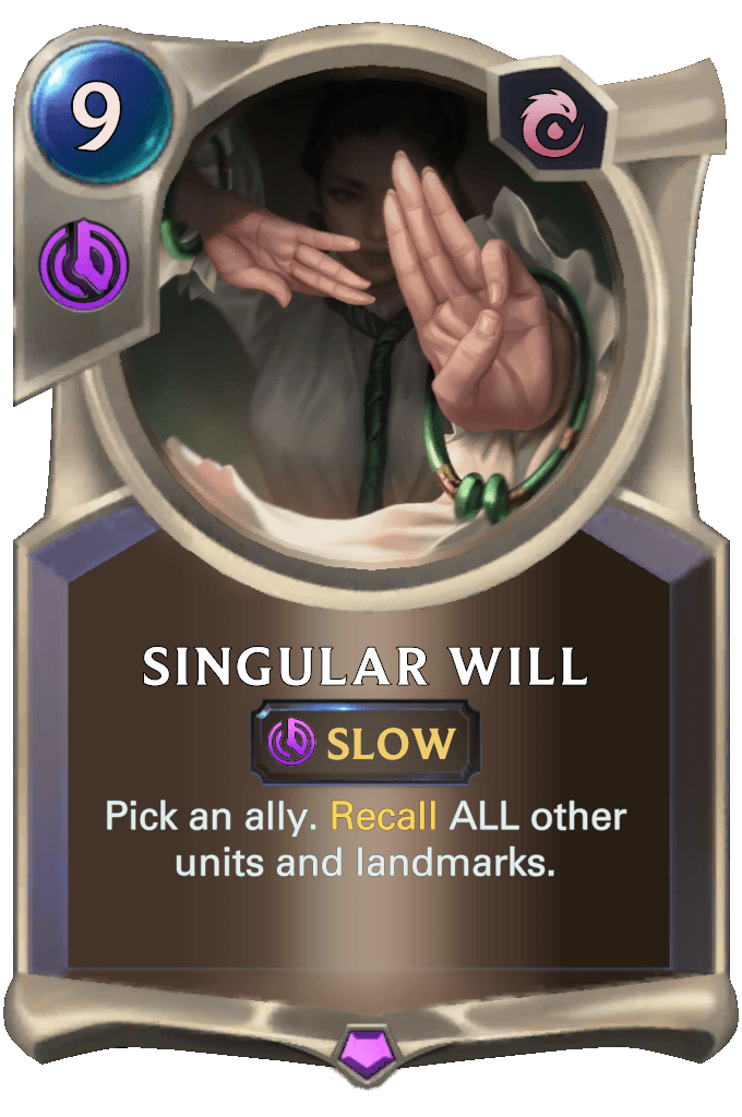 Singular Will