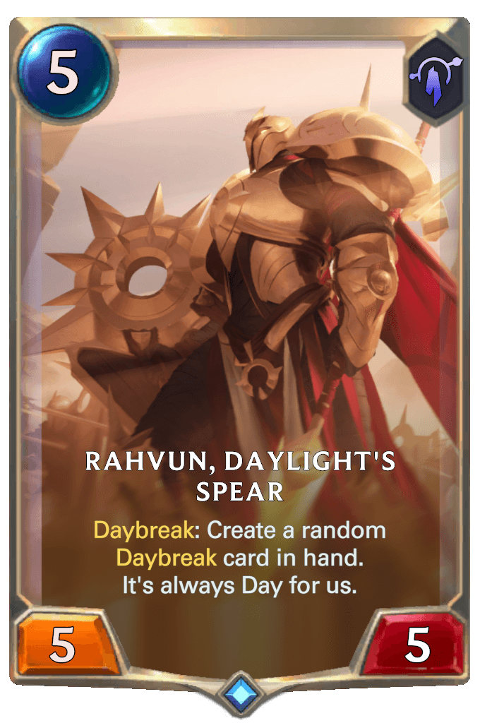 Rahvun, Daylight's Spear