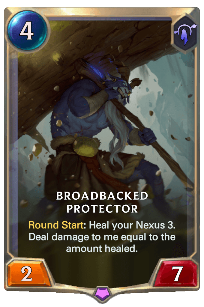 Broadbacked Protector