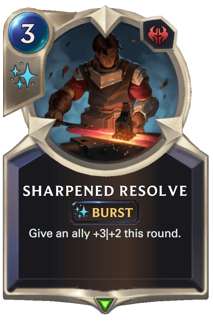 Sharpened Resolve