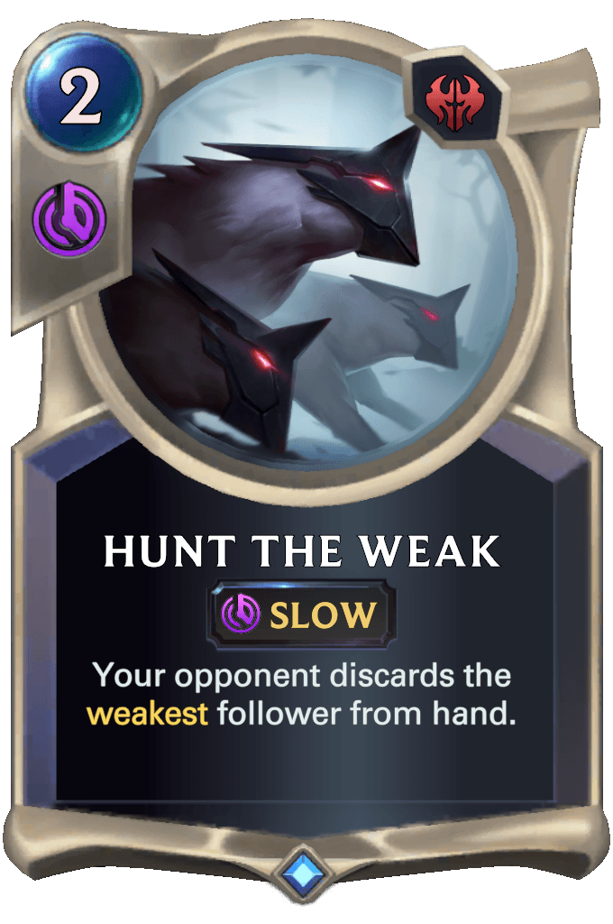 Hunt the Weak