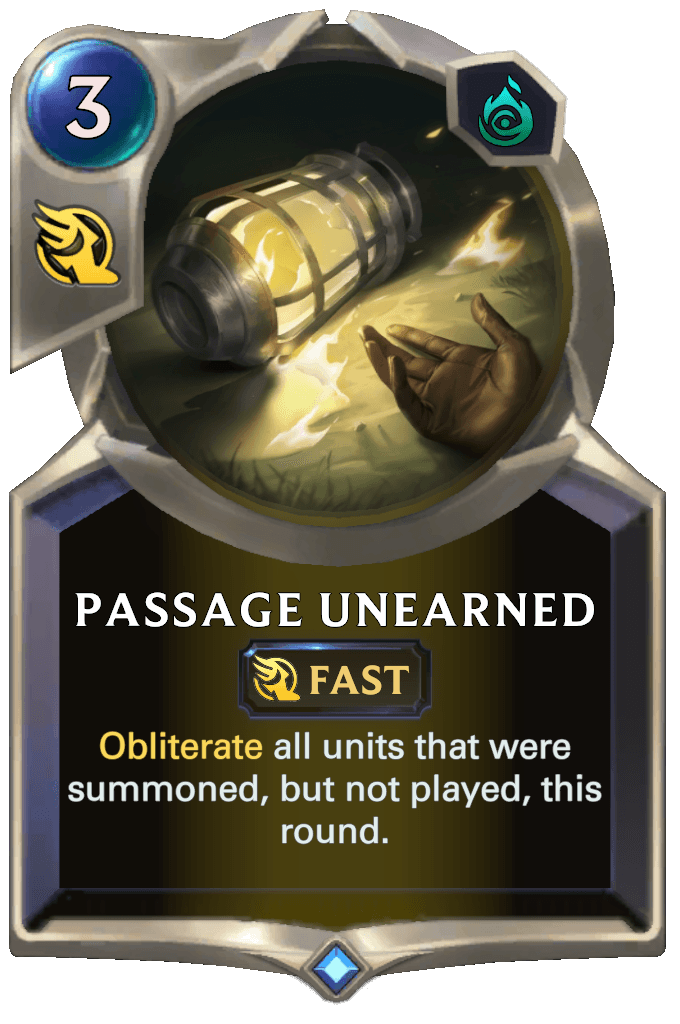Passage Unearned