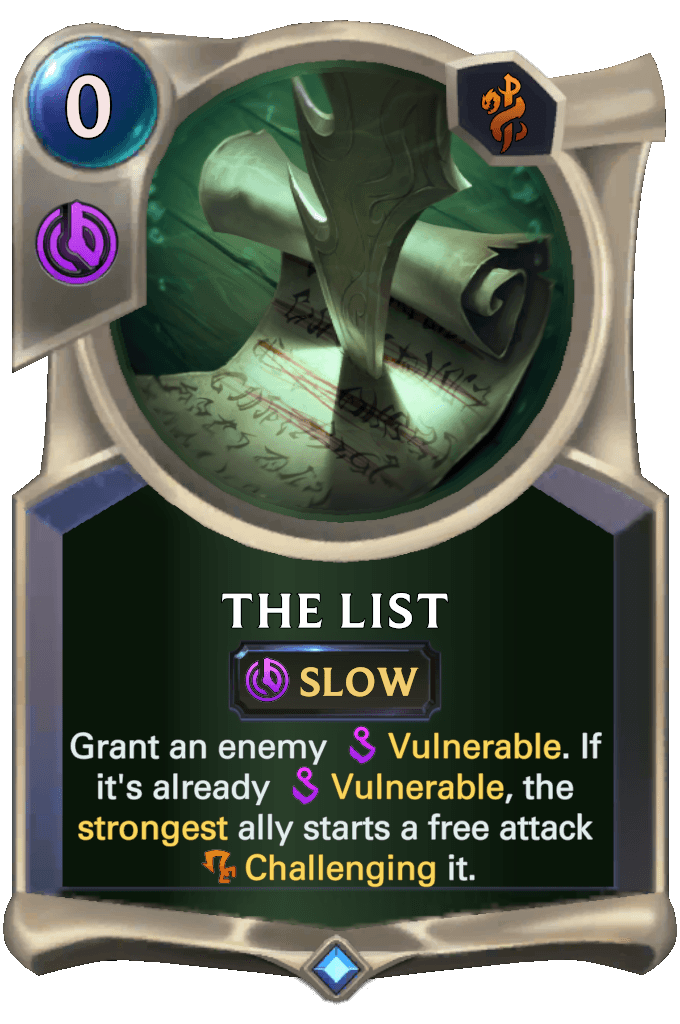 The List