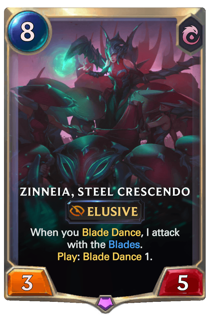 Zinneia, Steel Crescendo