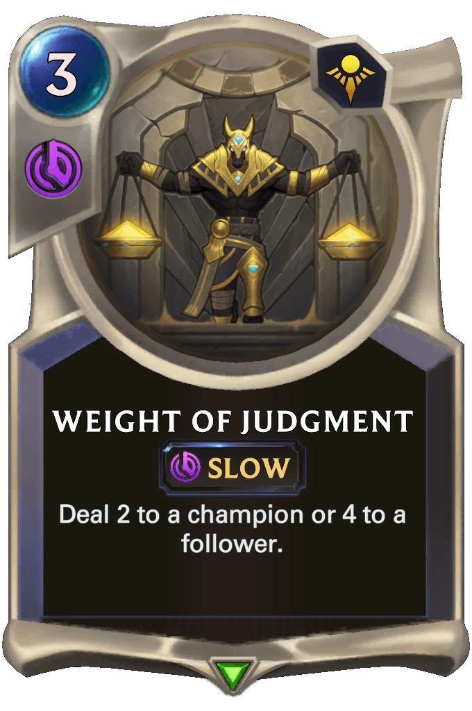 Weight of Judgment