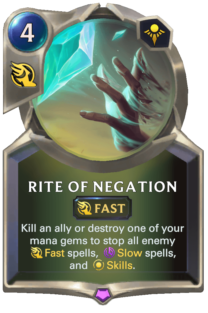 Rite of Negation