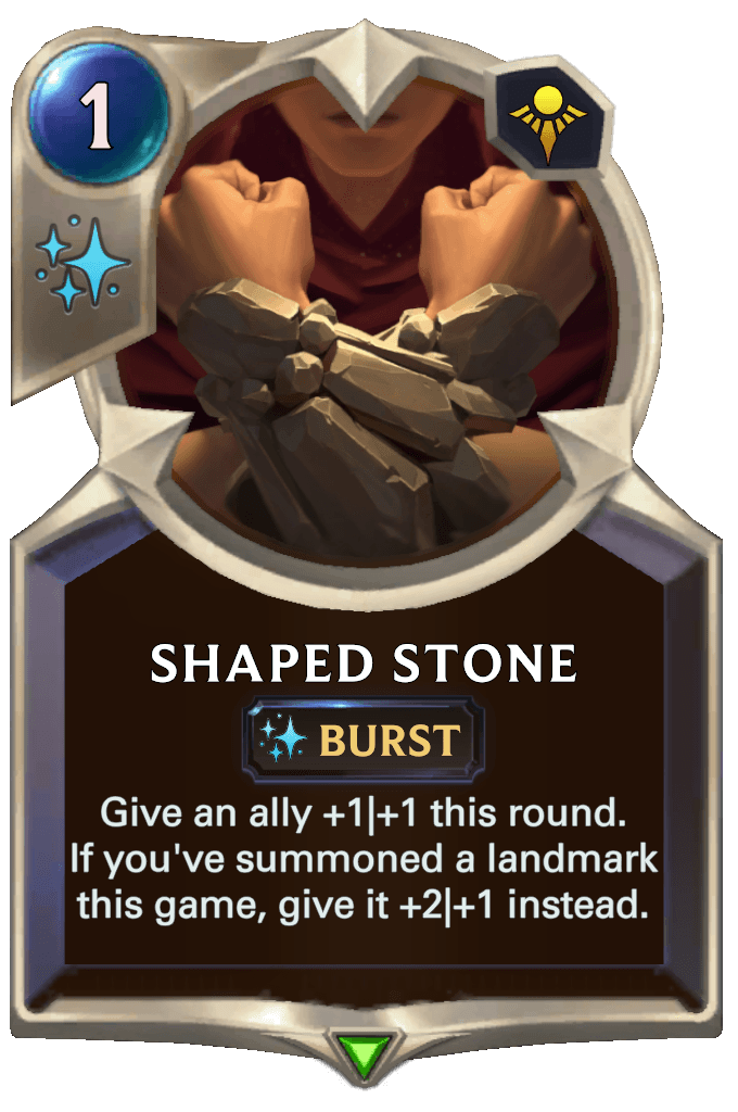 Shaped Stone