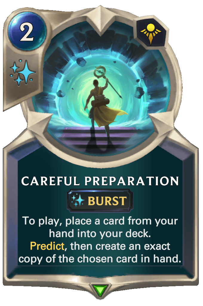 Careful Preparation