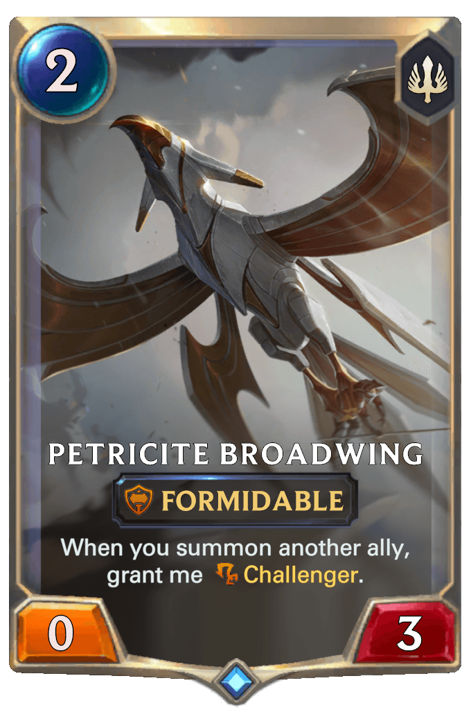 Petricite Broadwing